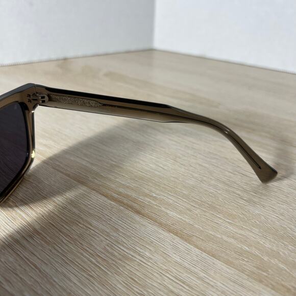 RAEN West Ghost Sunglasses Translucent Brown 55-19-145 Gray Lenses - Picture 8 of 15